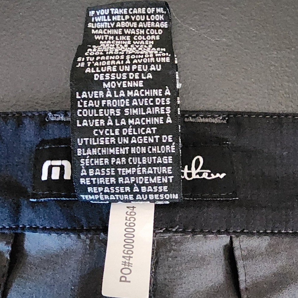 Travis Mathew 32 Gray Golf Pants Performance Stretch Chino Athleisure Gorpcore - Picture 4 of 5